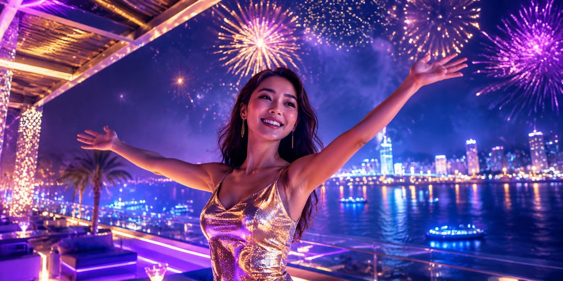 View bãi biển Đà Nẵng với cảnh cá cược casino sôi động